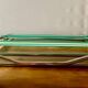 Vintage folding beach chair in chrome metal and woven plastic