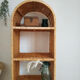 Vintage rattan shelf