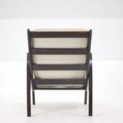 Fauteuil en chêne design des années 1960, Tchécoslovaquie