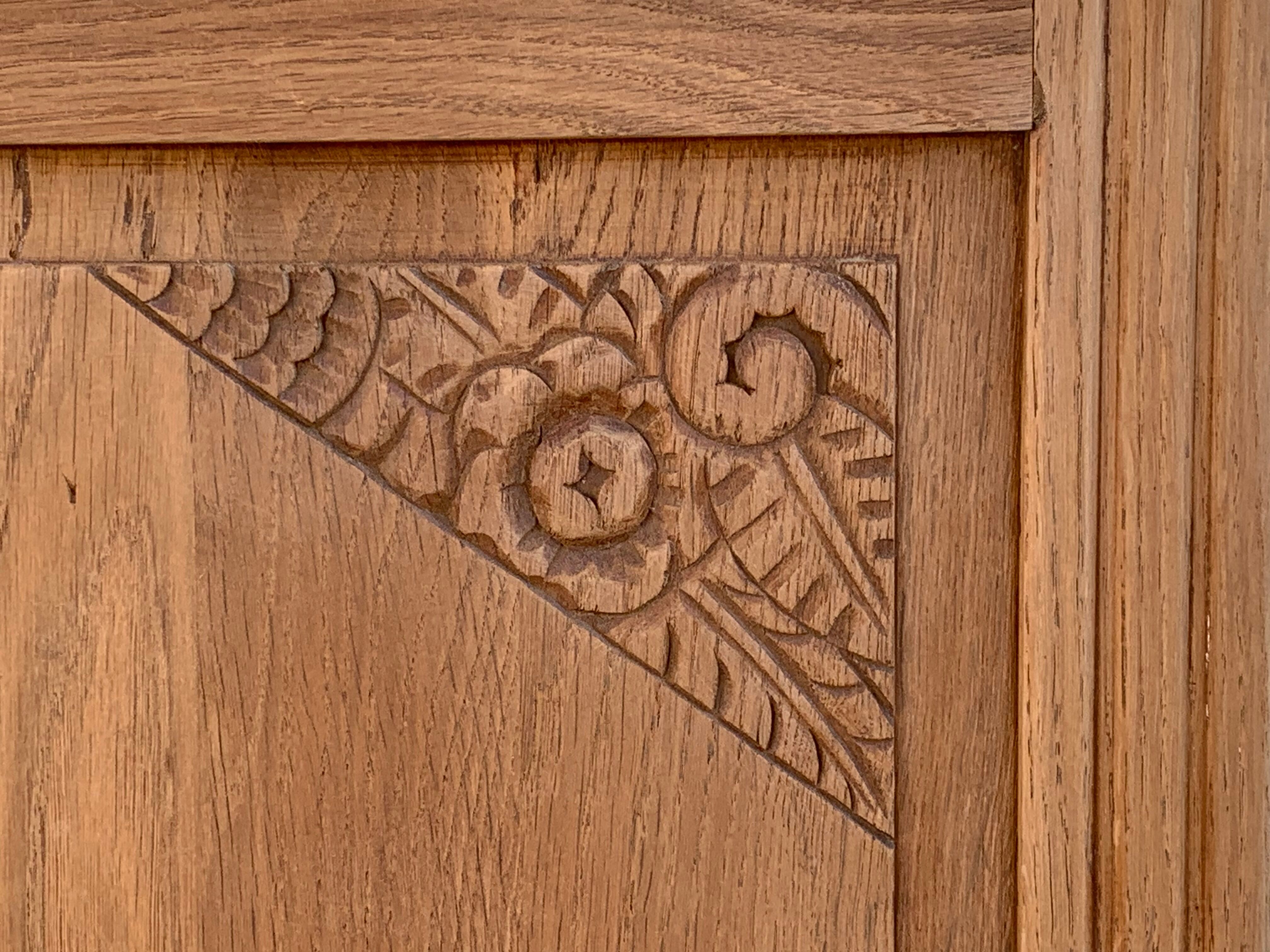 Art deco headboard raw wood 140cm