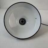 OLD INDUSTRIAL ENAMELED SUSPENSION 35 CM