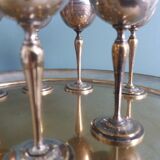 Silver-plated liqueur set