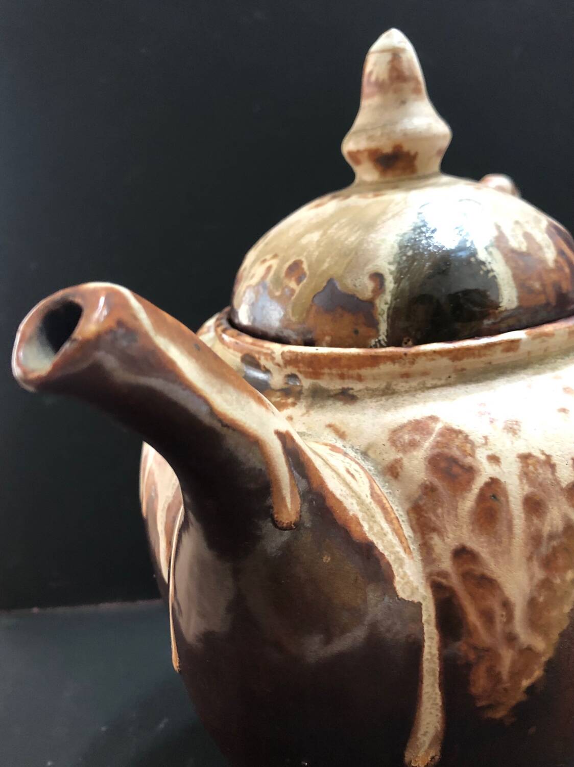 Stoneware teapot by Marcellus Aubry