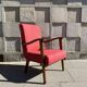 Armchair from the 1960s, Polish People's Republic, after complete renovation, wool.