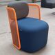 CIDER Ingrid armchair in orange and blue