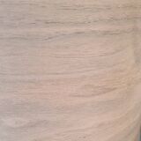 pair of 1960s Scandinavian lamps in solid varnished wood and veneered lampshades