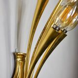 Oscar Torlasco brass wall lamp for Lumi Milano, 1950s