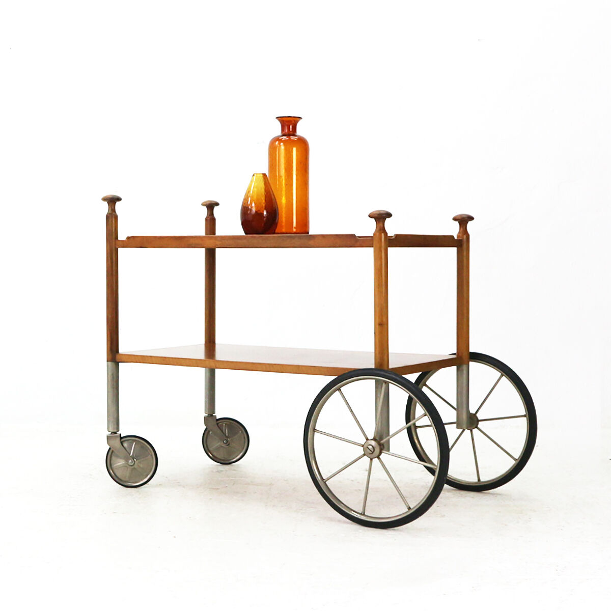 Wilhelm Renz bar cart, serving cart, 1960