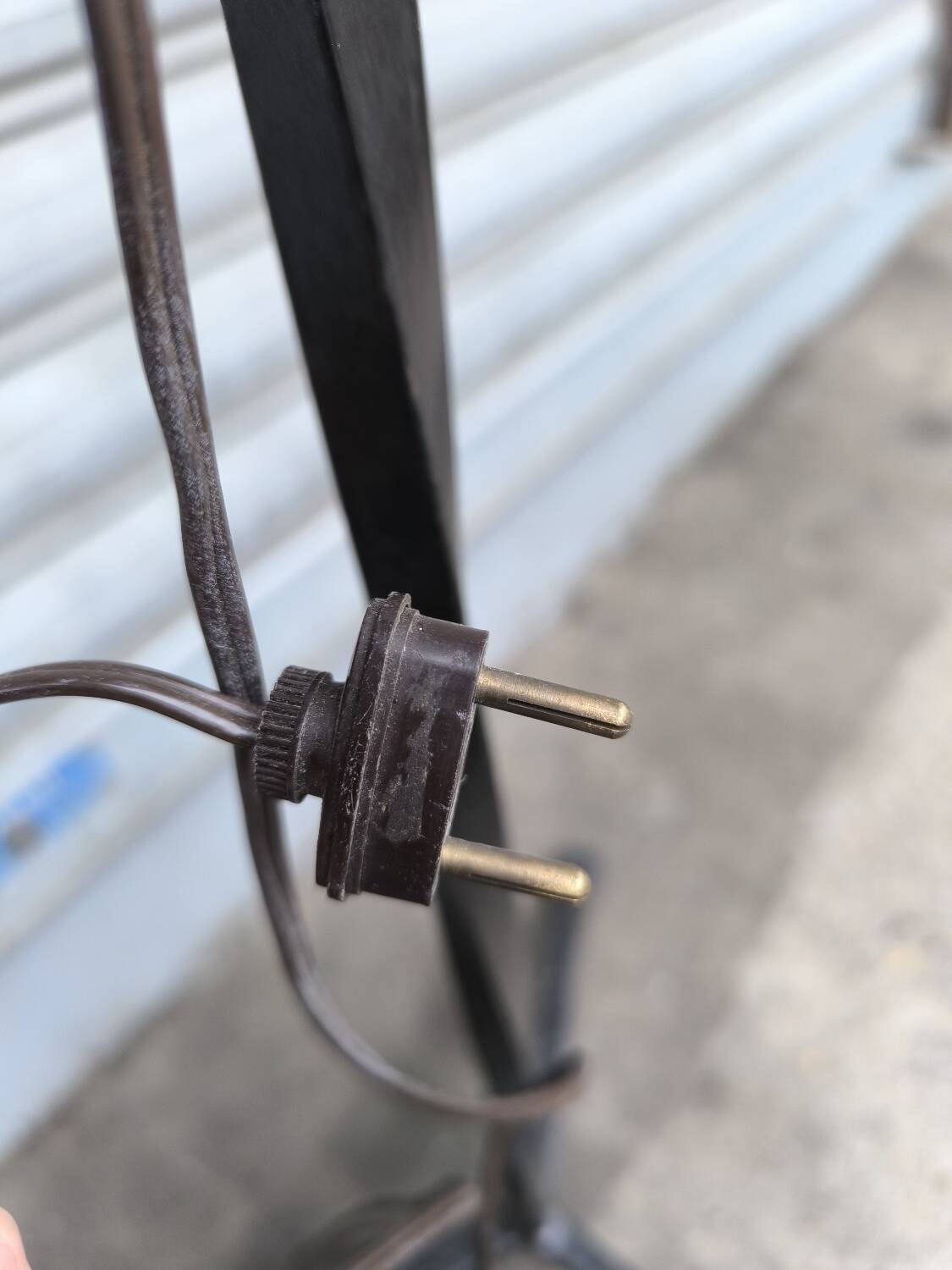 Wrought iron floor lamp circa 1950