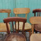 Set de six chaises bistrot déparéillées
