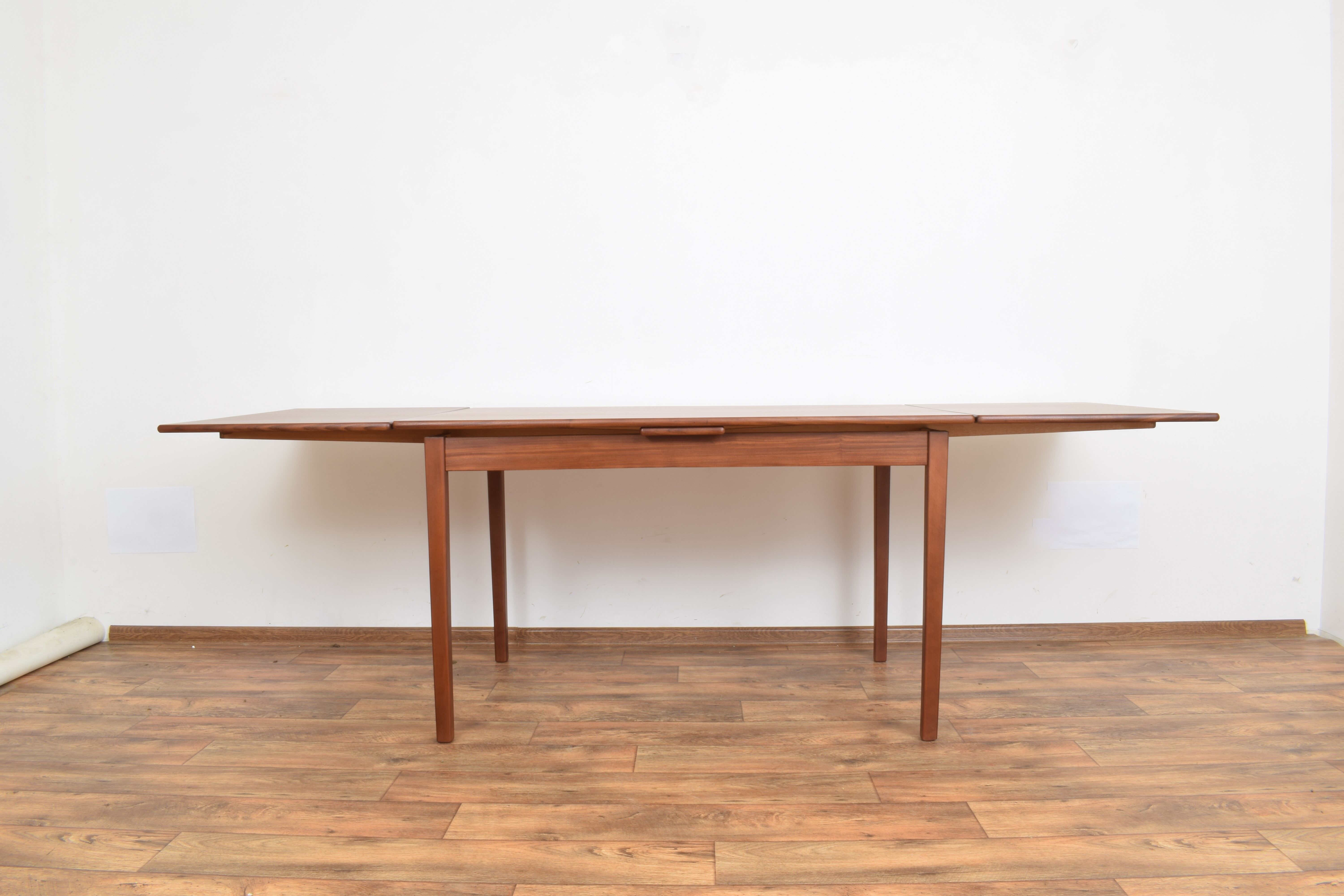 Danish teak extendable dining table, 1960s