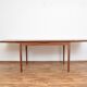 Danish teak extendable dining table, 1960s
