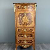 Louis XV marquetry secretary, Napoleon III period