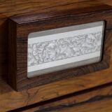 Scandinavian chest of drawers in rosewood, Glas & Trä, Sweden, 1960