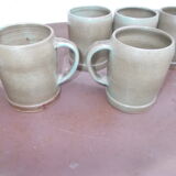 Lot 5 chopes grès de dreux K. Balogh