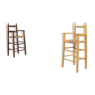Set of 2 Swedish children's chairs 1950