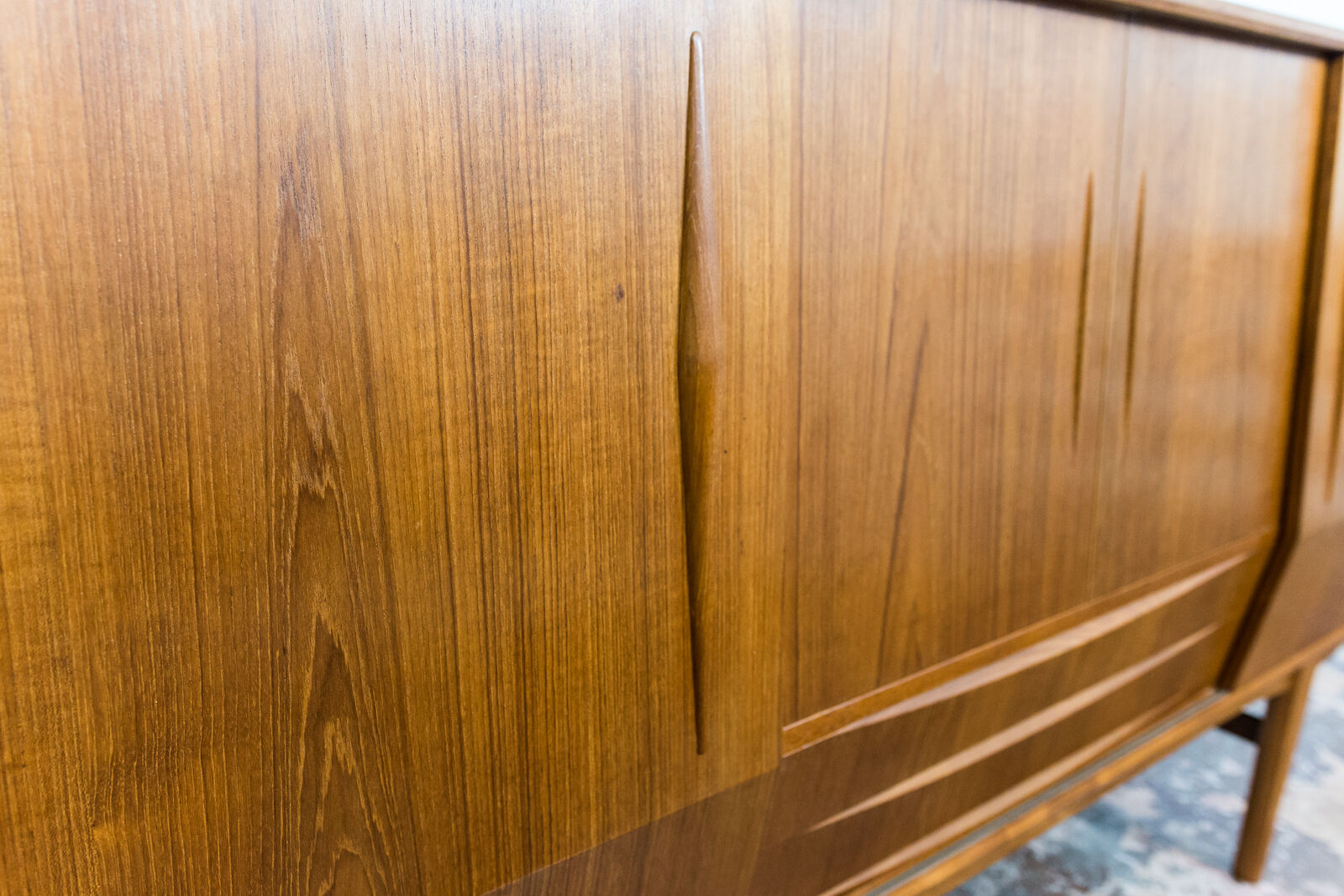 Danish Teak Highboard, 1960s