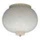 Chandelier with white glass diffuser, 1960s