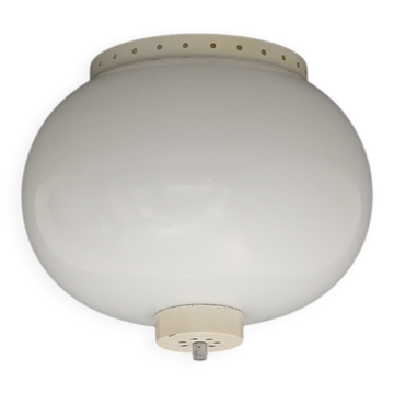 Chandelier with white glass diffuser, 1960s