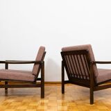 Pair of mid century armchairs "b7522 " by zenon bączyk, poland, 1960s
