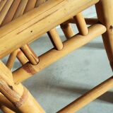Bamboo side table, bamboo coffee table, bamboo stool.