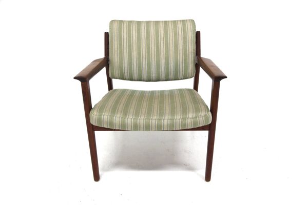 Fauteuil scandinave en teck, Karl-Erik Ekselius, JOC Vetlanda, Suède, 1960