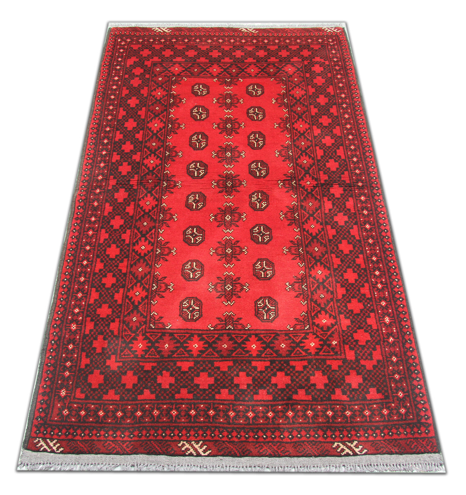 Traditional Red Ziegler Carpet Handmade Wool Rug- 108x199cm