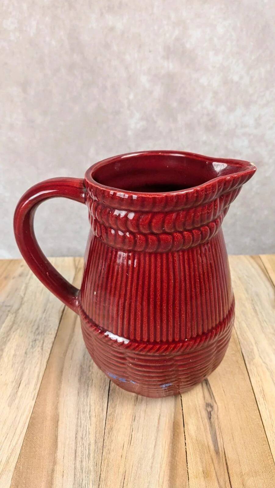 Antique Saint-Clément red pitcher