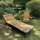 Chaise de camping vintage