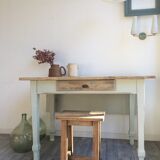 Farmhouse table with flap