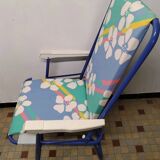 Pair of Vintage Lafuma Folding Camping Chairs