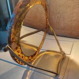 Double-sided tilt mirror 70's lucite