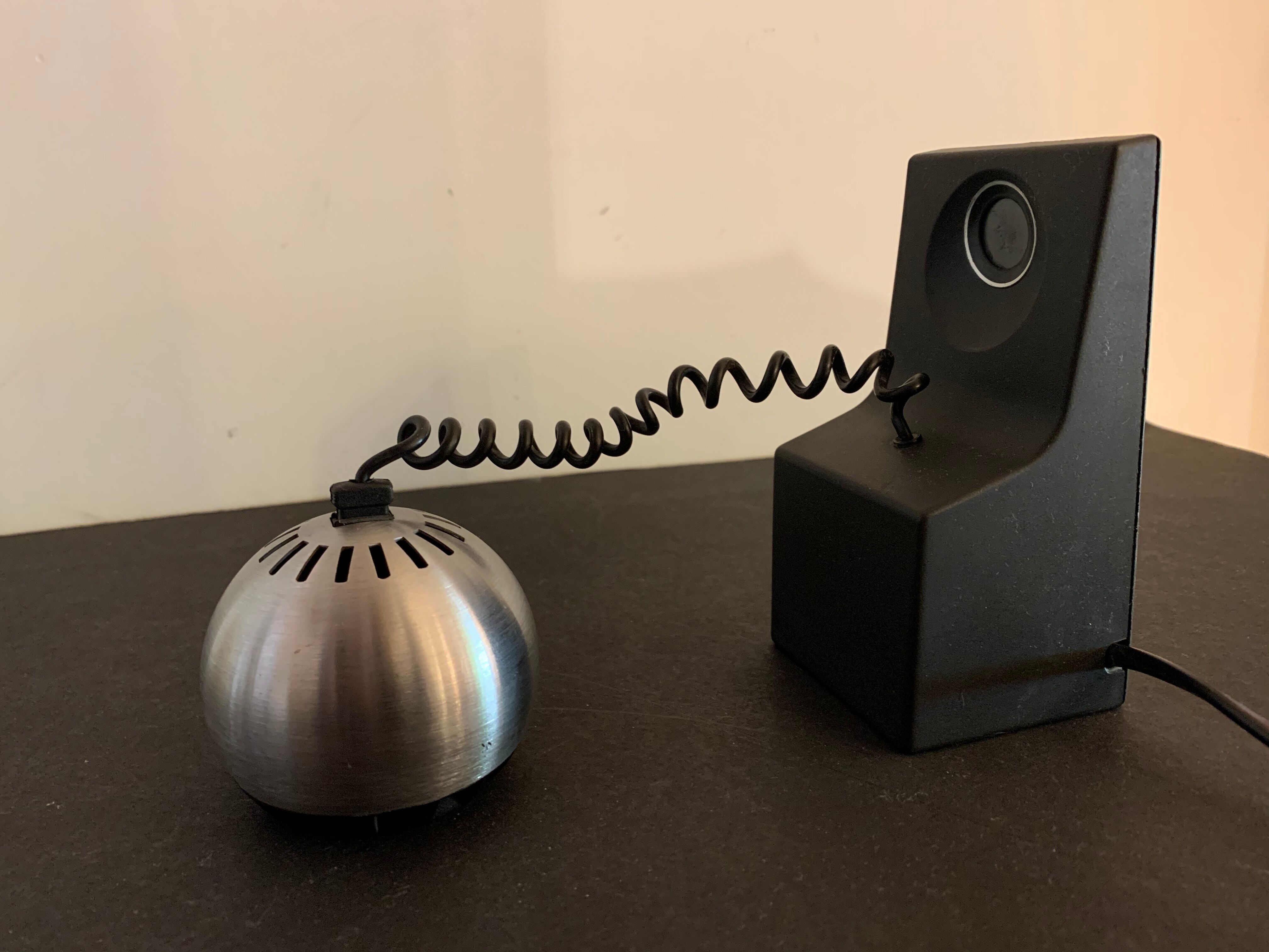 Lampe spot noire articulée Osram 1970