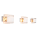 Set of three La Murrina wall lamps in Murano glass