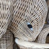 Vintage rattan coffee table