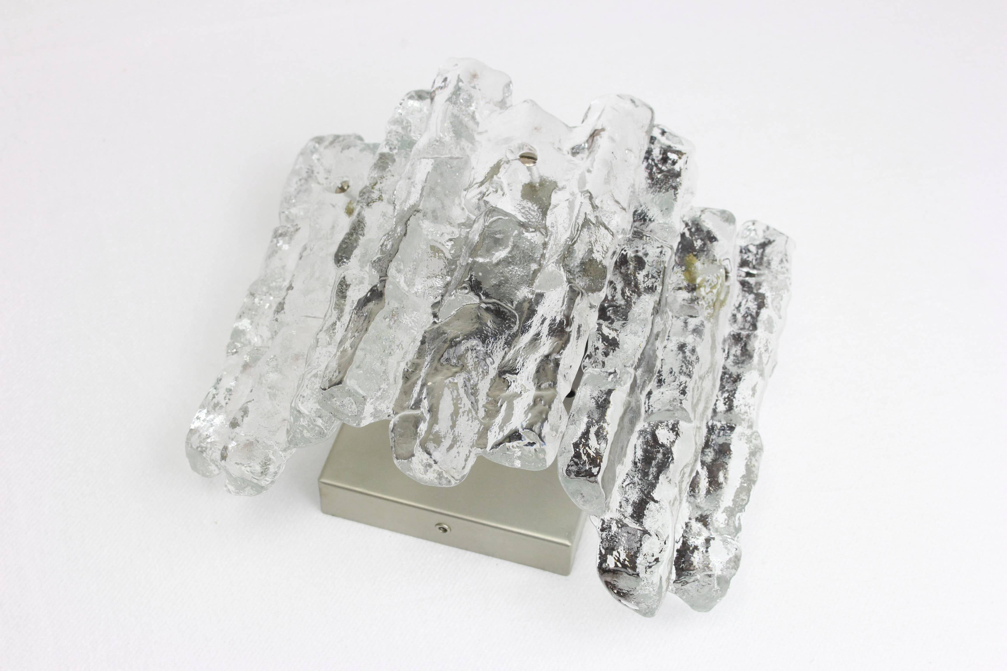 Pair of wall sconces Kalmar, Austria, 1960s