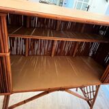 Rattan tiki bar