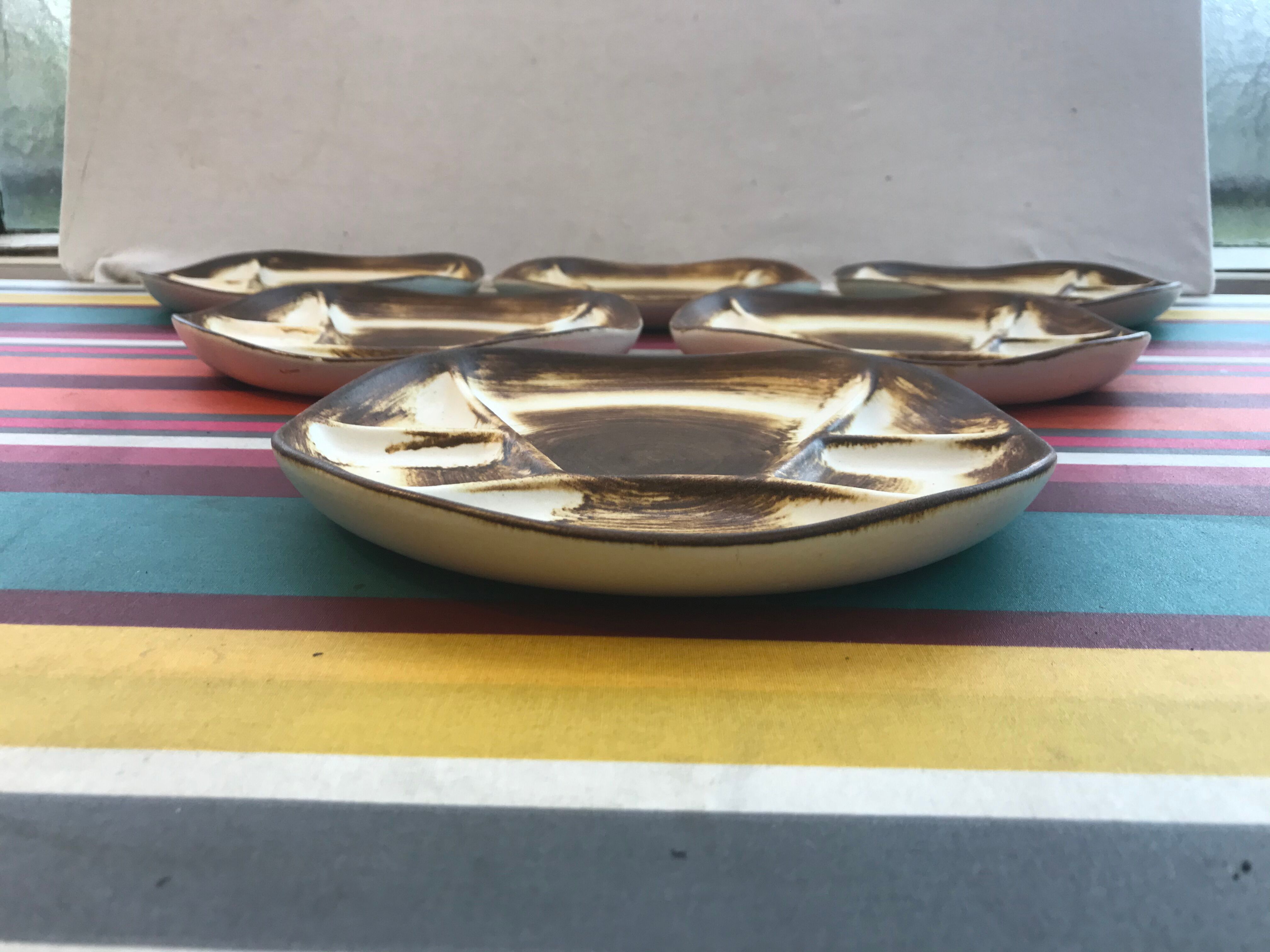 Series 6 old plates Longchamps