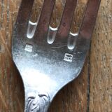 Silver metal service 1950s