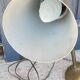 Designer desk lamp in gold metal 2 flexible arms from the 70s