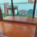 Antique Louis XVI style chest of drawers with marble top