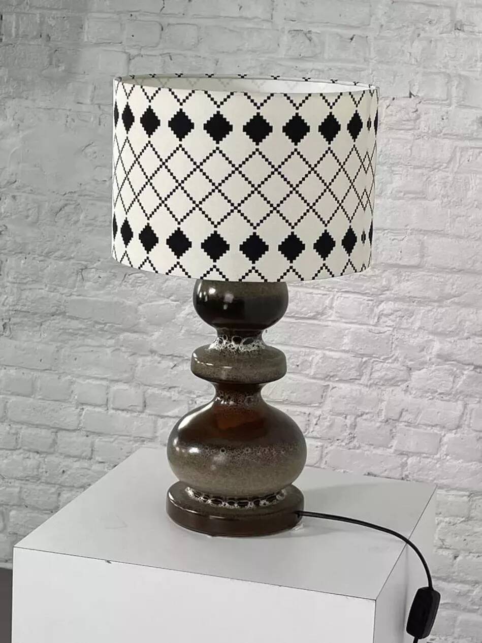 Lampe vintage en céramique
