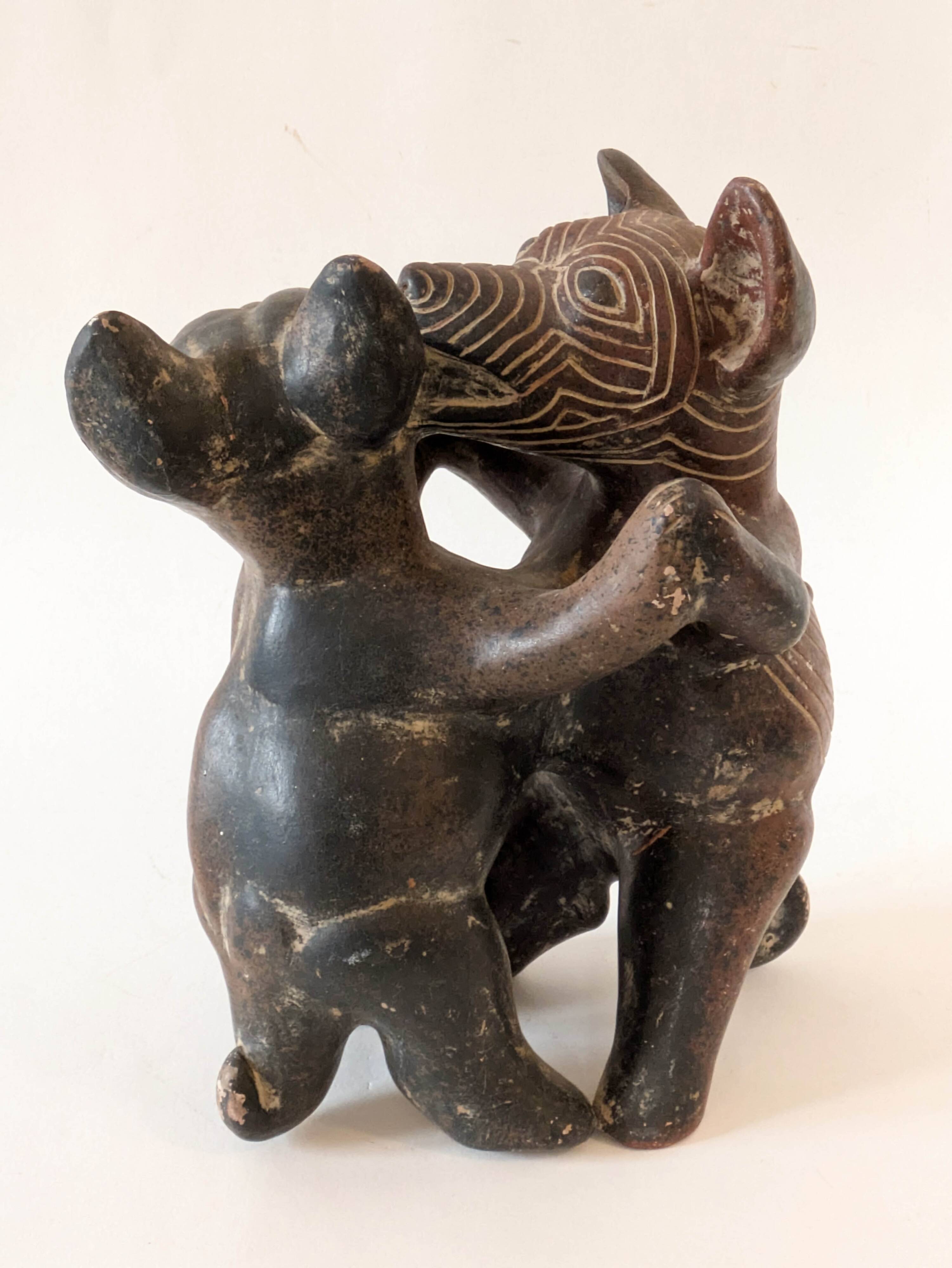 Mexican terracotta sculpture INAH