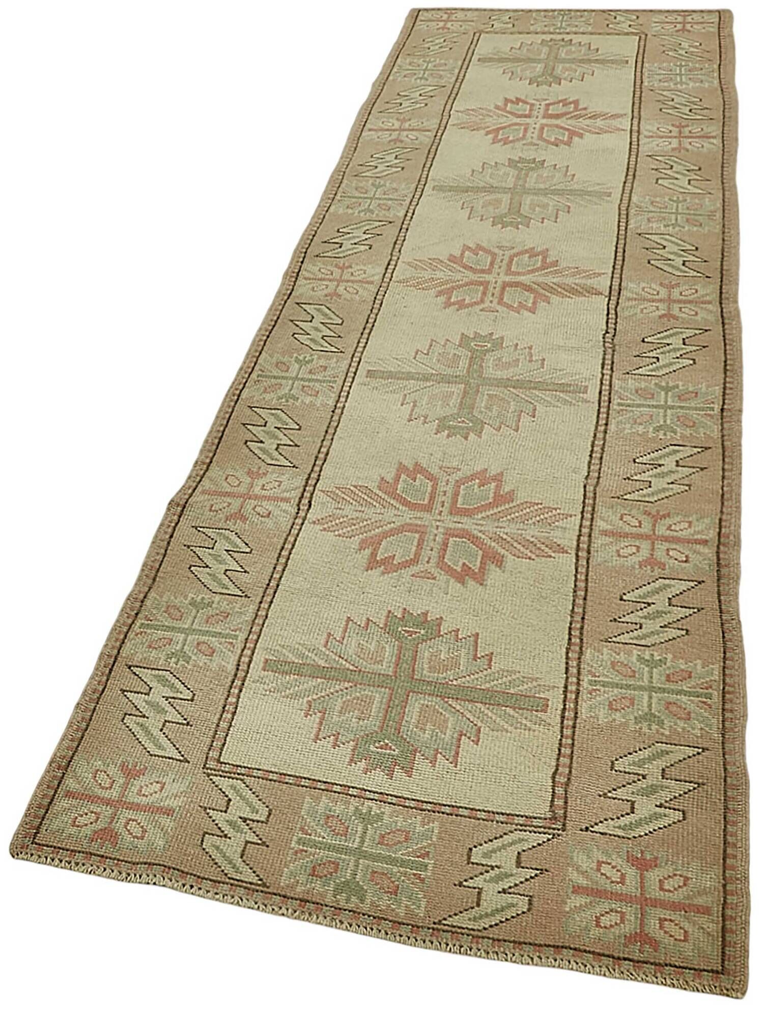 Turkish Vintage Anatolian Rug 86 cm x 294 cm