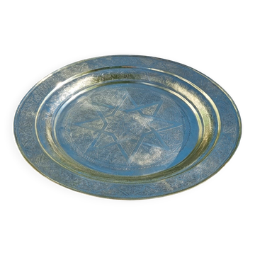 Plateau laiton style oriental