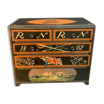 Commode peinte 1950