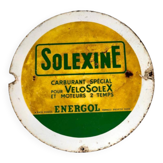 Plaque émaillée vintage SOLEXINE