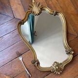 Baroque style gold mirror