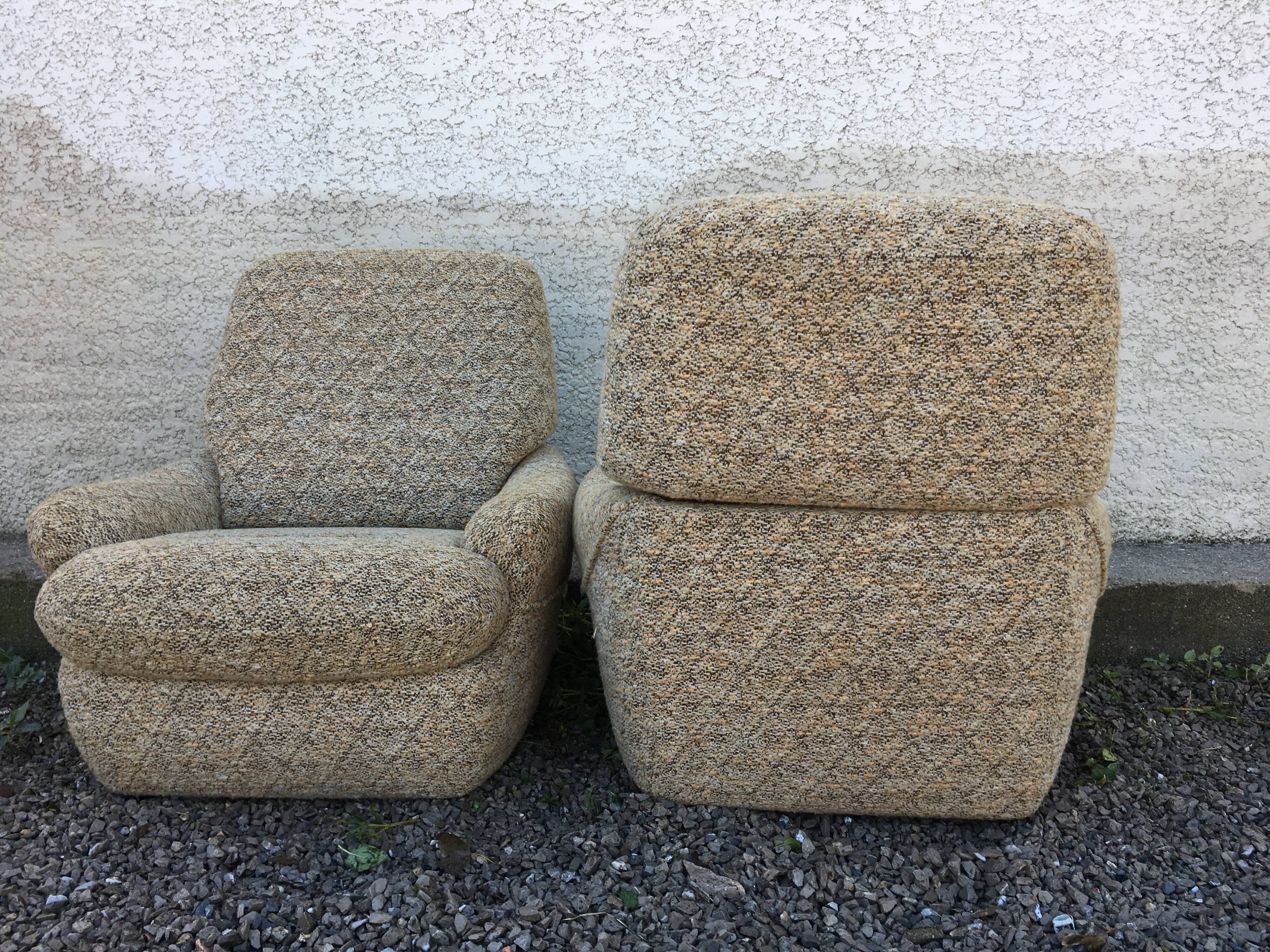 Pair of armchairs 1980