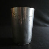 Brass ring in sterling silver